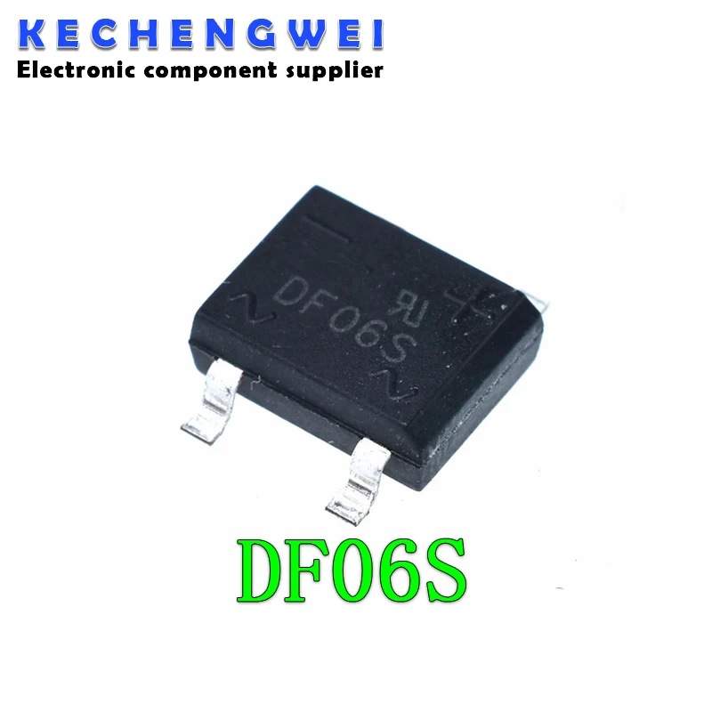 10PCS DF06S SMD 4 feet DF06S SOP-4 DF06 rectifier bridge rectifier original authentic