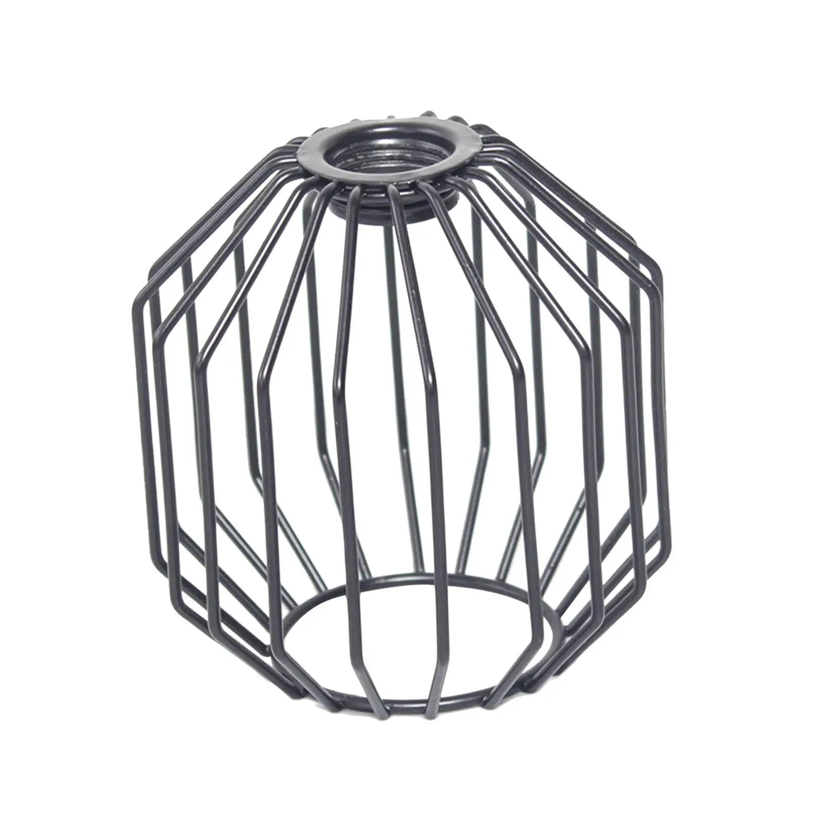 Metal Wire Lampshade Pendant Lamp Shade Practical Smooth Surface Home Decor Bedside Lamp Shade Bulb Guard for Kitchen Bedroom