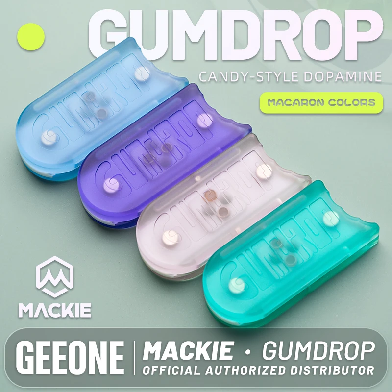 Mackie Gum fidget slider EDC juguetes antiestrés para adultos giroscopio de la yema del dedo EDC placa de empuje juguete de descompresión de oficina