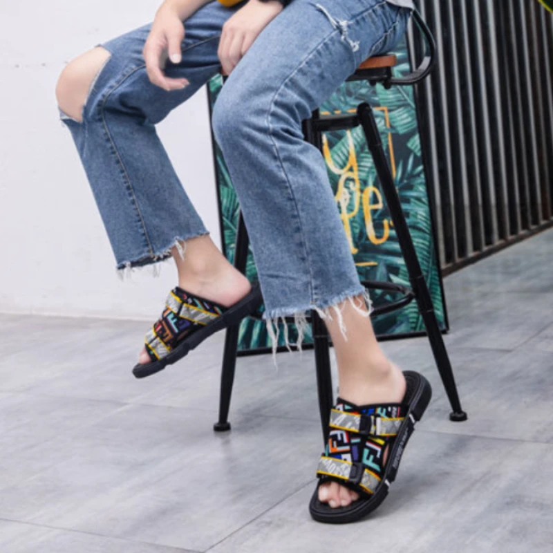 

Сандалии мужские Нескользящие, ПВХ, уличные тапочки, 2024