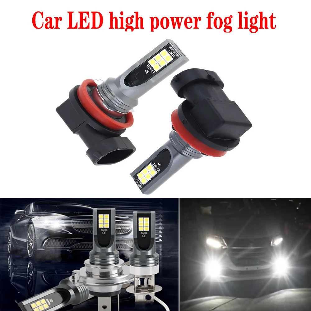 

Fog Lamp H11 H8 H9 LED Fog Light 6000K White H10 9145 9006 HB4 9005 HB3 LED Bulb DRL Car Driving Lights 5630 33SMD Antifog