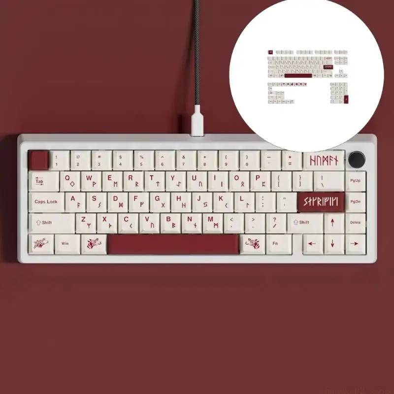 

125Key Keycap Original Profile Dye Sublimations PBT Blood Sacrifice Theme Keycap