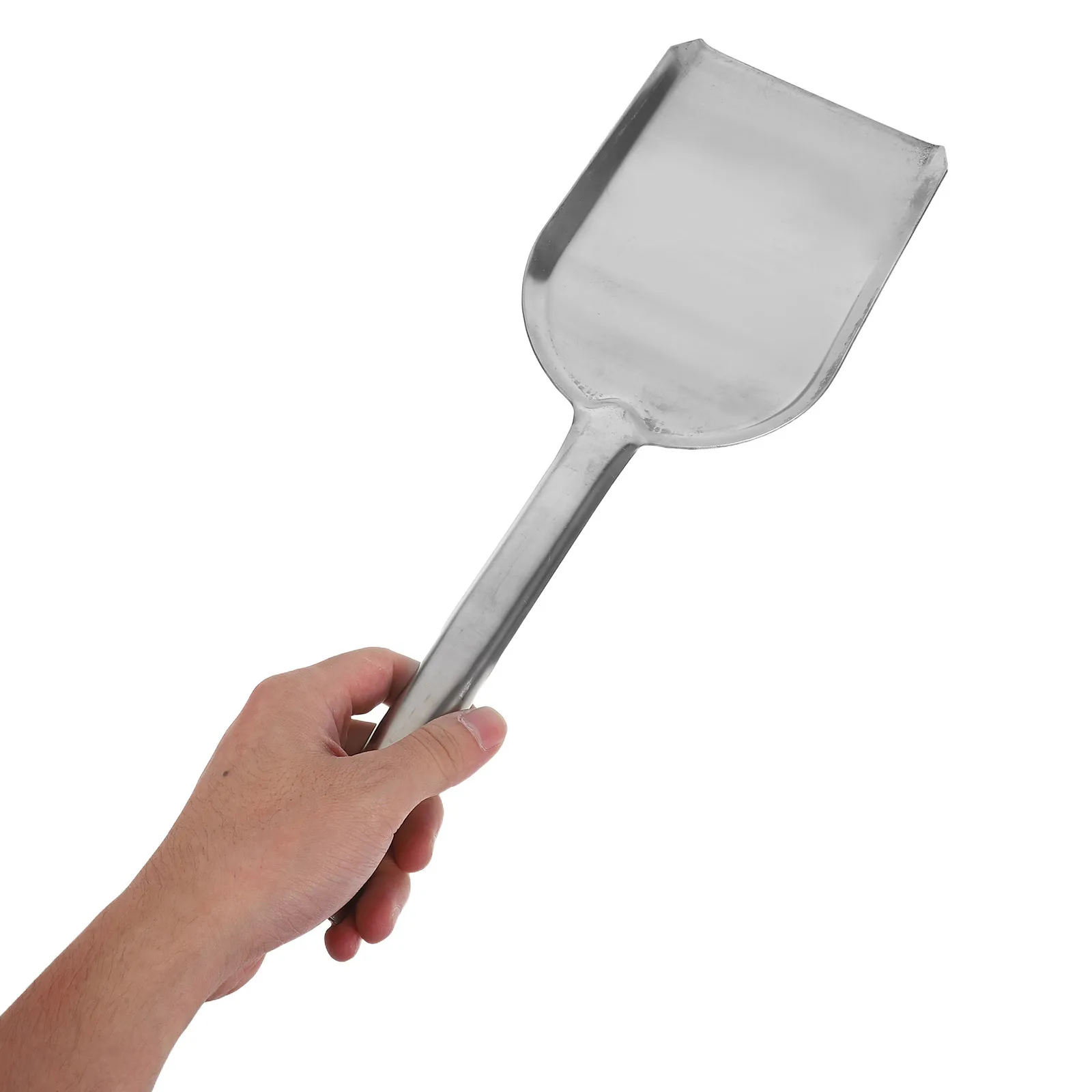 15 بوصة حفرة النار الرماد مجرفة الثقيلة الفولاذ المقاوم للصدأ الفحم الفحم مغرفة داخلي الموقد أدوات البستنة الموقد الفحم مغرفة