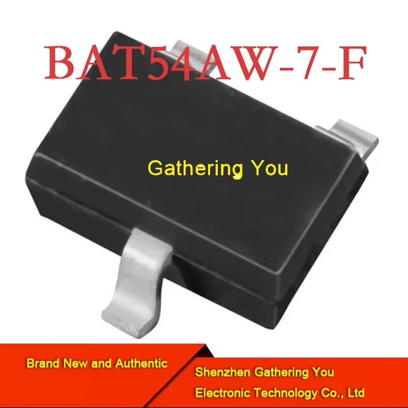 BAT54AW-7-F SOT323 Schottky diode and rectifier 30V 200MW Brand New Authentic