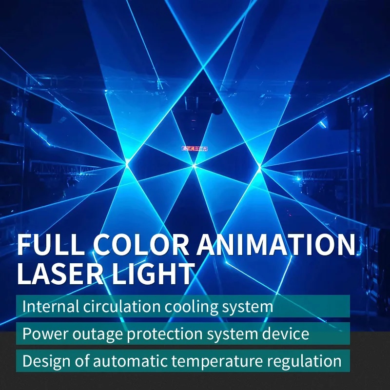 Imagem -03 - Luz do Laser do Estágio para a Festa Projetor Ilda 3d Espetáculo de Iluminação Rgb Animação dj Novo 2w 3w 4w 5w