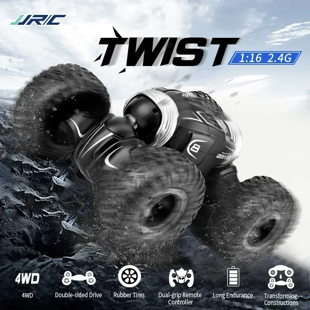 JJRC Q70 4WD RC Car 2.4G Remote Control Car Drift off-Road Climbing Double-sided Car Twist  Remote-control Automobile Stunt Toys