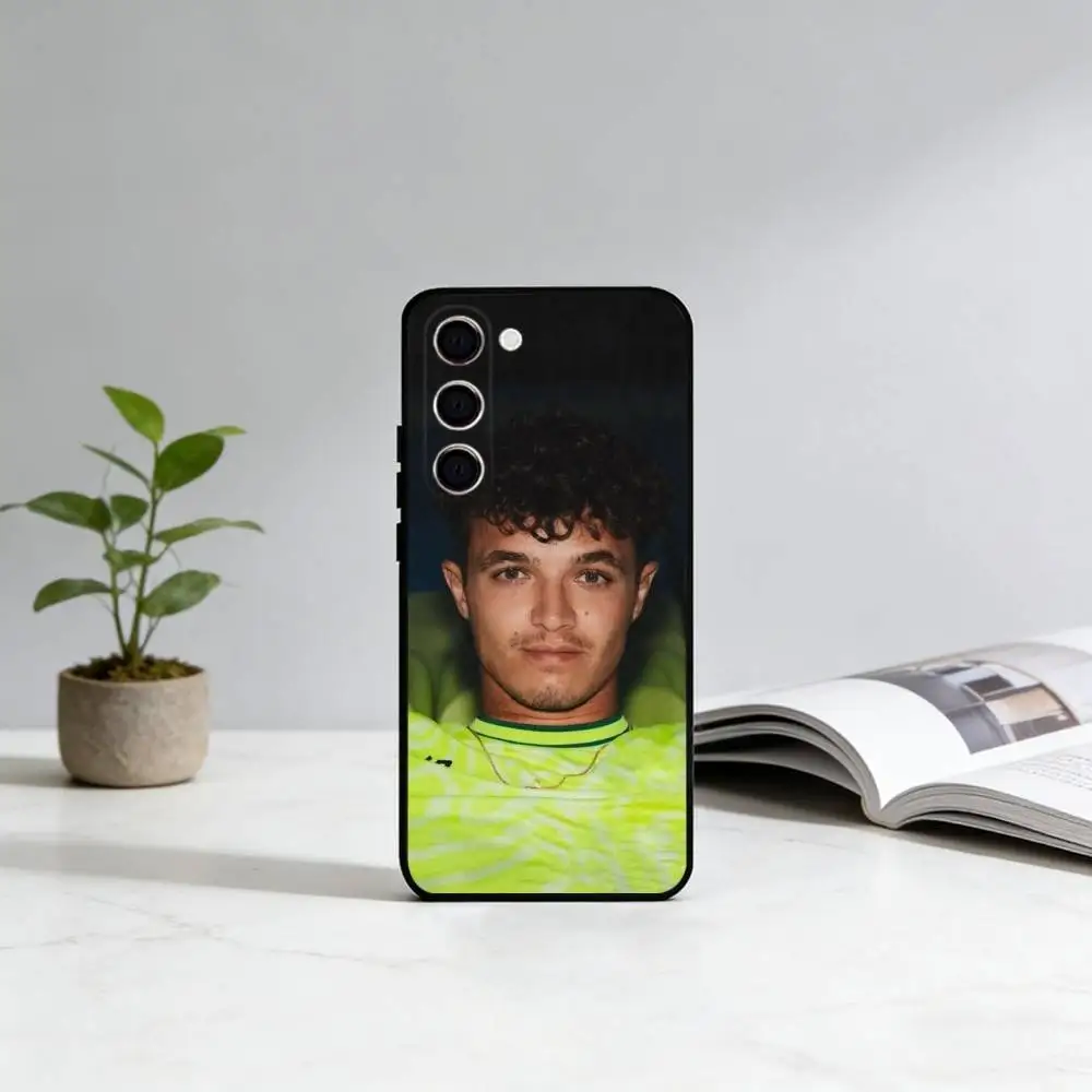 L-Lando Driver N-Norris Phone Case For Samsung Galaxy A73,A72,A71,A70,A52,A51 Others Soft Black Cover