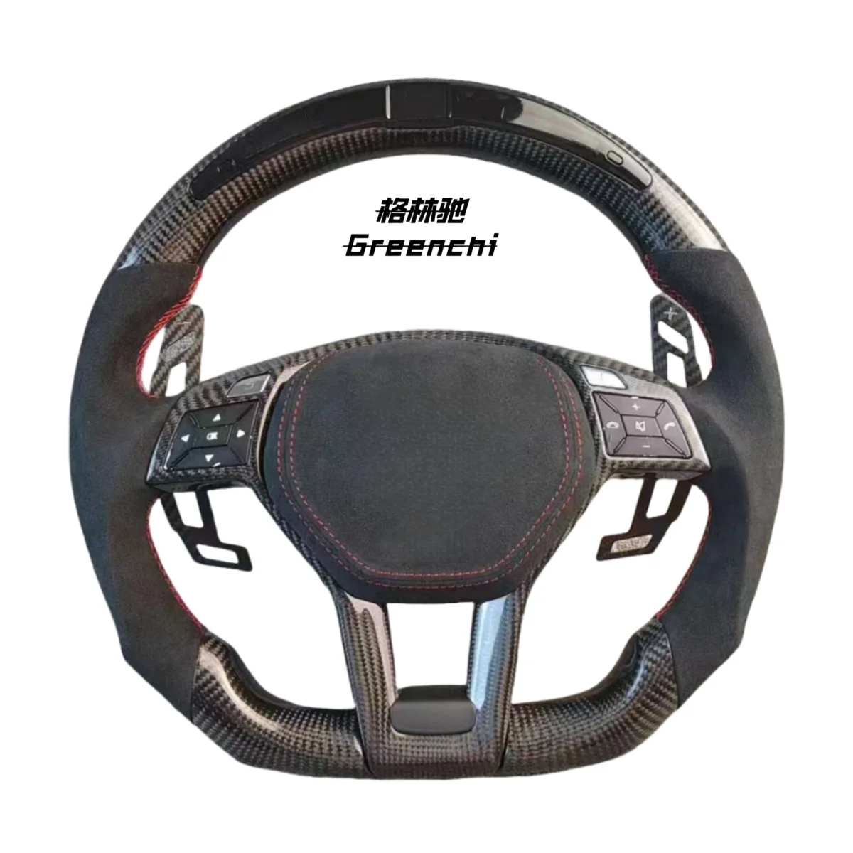 

Carbon Fiber LED Sport Steering Wheel Modification for Mercedes Benz W204W211W205 Mercedes Benz E