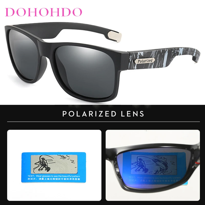 

Square Cycling Brand Eyewear Polarized Sports Sunglasses Men Women UV400 Night Vision Glasses Driving Fishing Anti-Glare Goggles