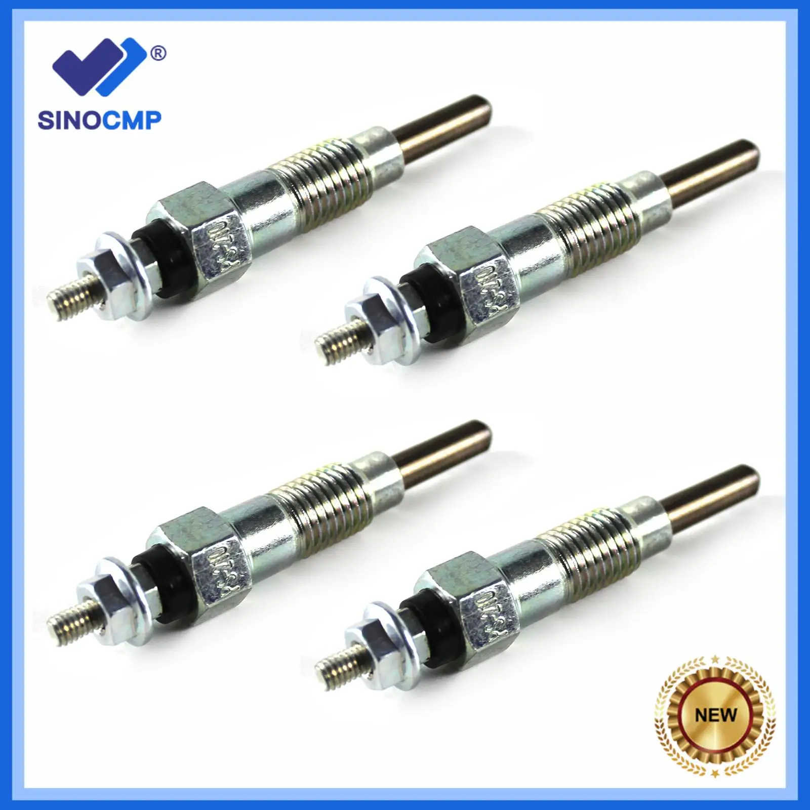 

Комплект из 4 свечей накаливания YM119717-77800 YM129155-77800 для погрузчиков и экскаваторов Yammar 4D98E, 4TNE98, 4D94E