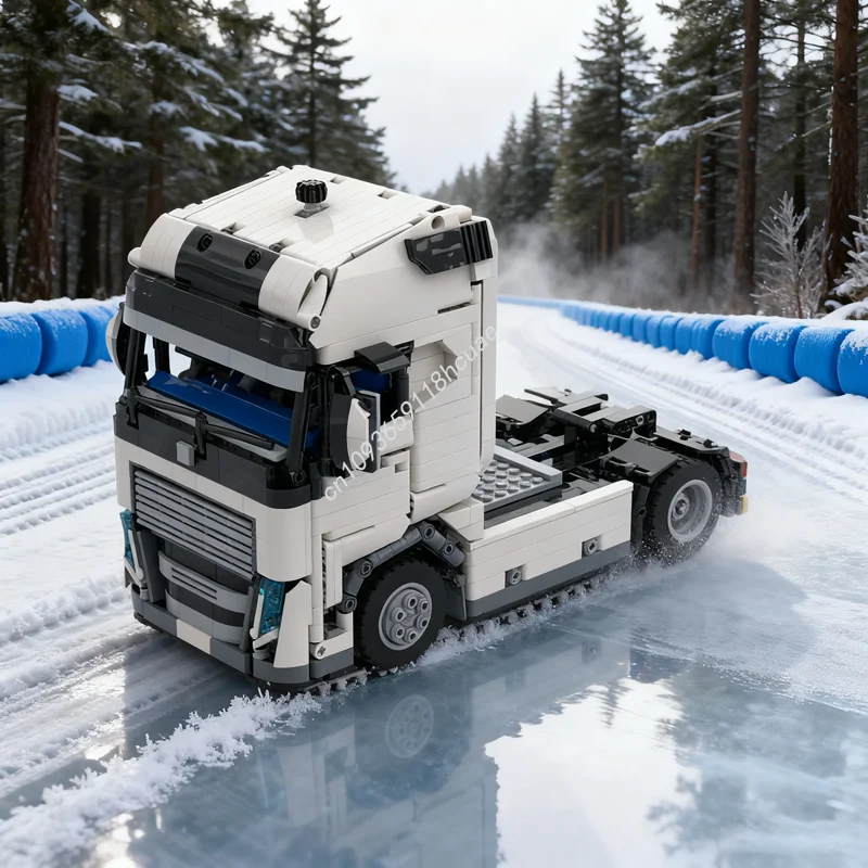 

1356 шт. MOC Volvoeed FH Globetrotter техническая модель строительные блоки DIY игрушка творческая идея кирпич детский рождественский подарок на день рождения