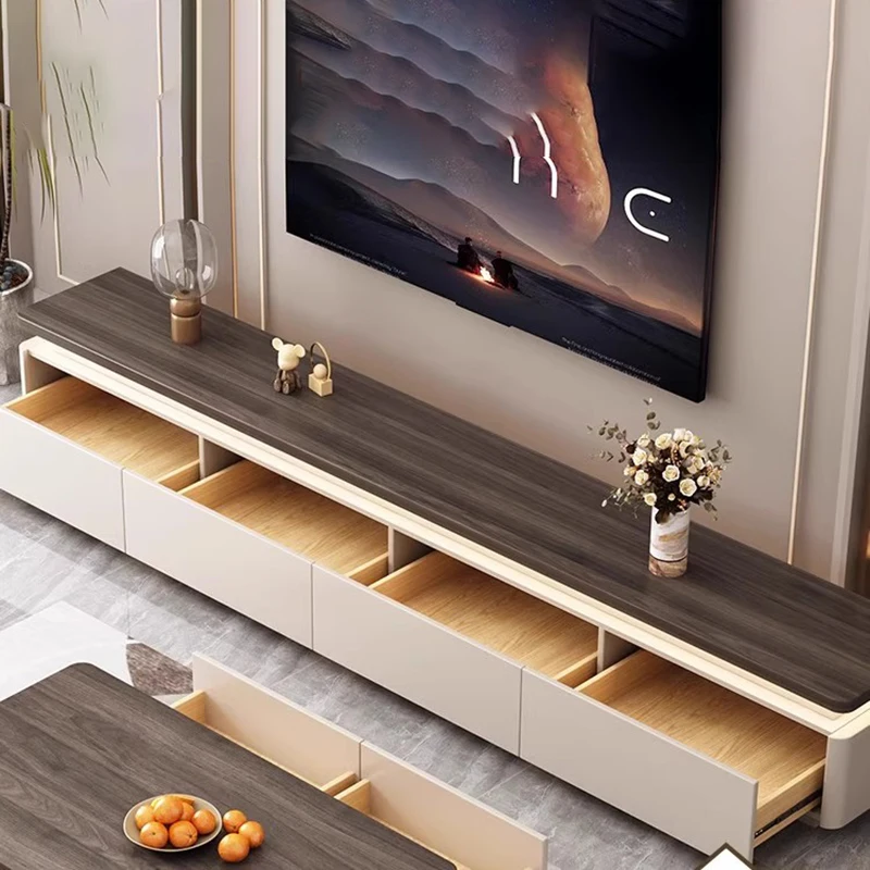 Modern Luxury Lounge Tv Cabinet Television Shelf Comfortable Tv Cabinet Wood Nordic Storage Mueble Tv Flotante Bedroom Furniture