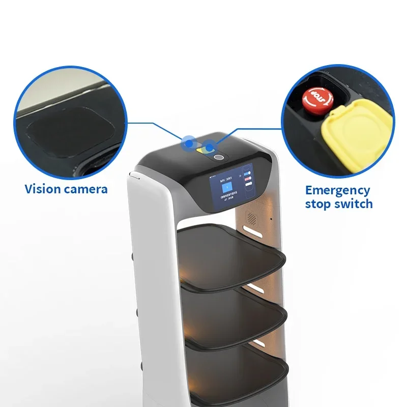 Restaurant Robot Waiter Robot for Hotel Automatic Delivery Food Robot Best Price Mobile