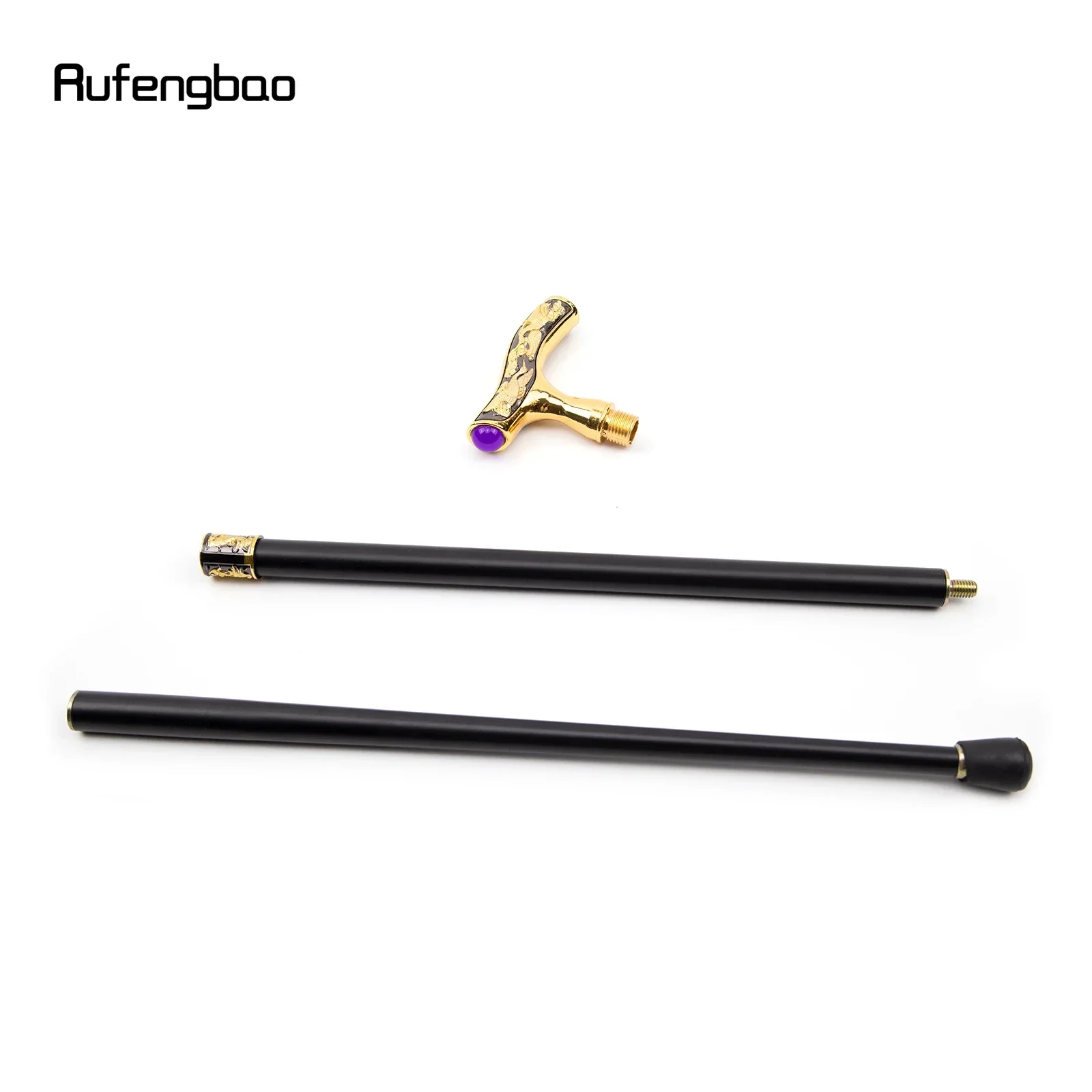 Crane Walking Cane อัญมณีสีม่วงแฟชั่นตกแต่งเดิน Stick สุภาพบุรุษ Elegant คอสเพลย์ Cane KNOB Crosier 93 ซม