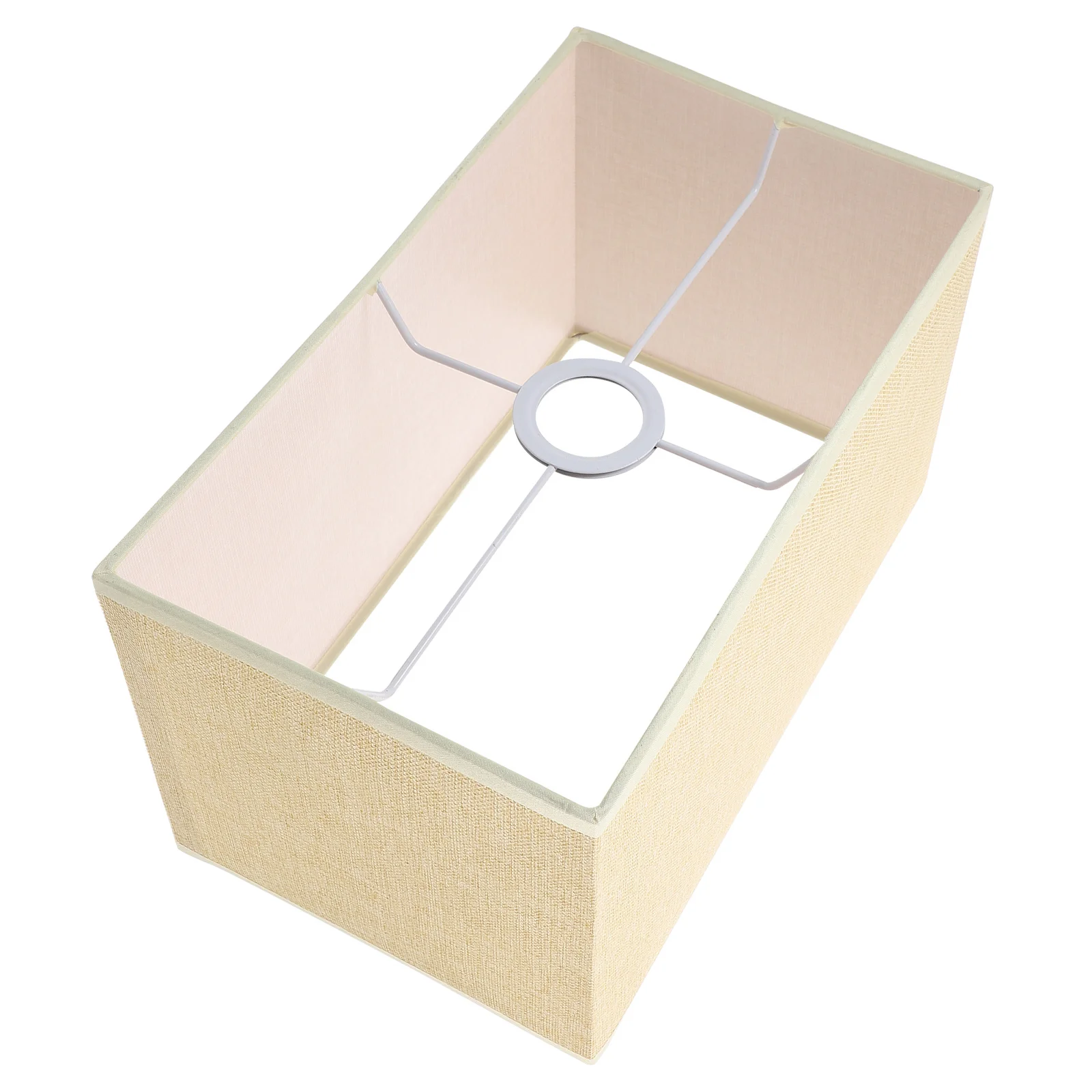 

Linen Rectangular Cloth Lampshade Table Lamp Light Cover Dust Proof For Home Bedroom Study Decorative Simple Lamp Shade