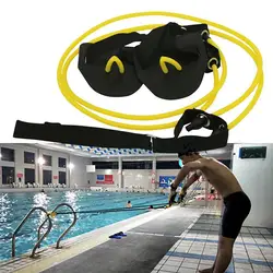 High Elasticity Strength Training Swimming Paddle TPE Adjustable Swim Training Resistance Paddle Palm Swimming Accessories 