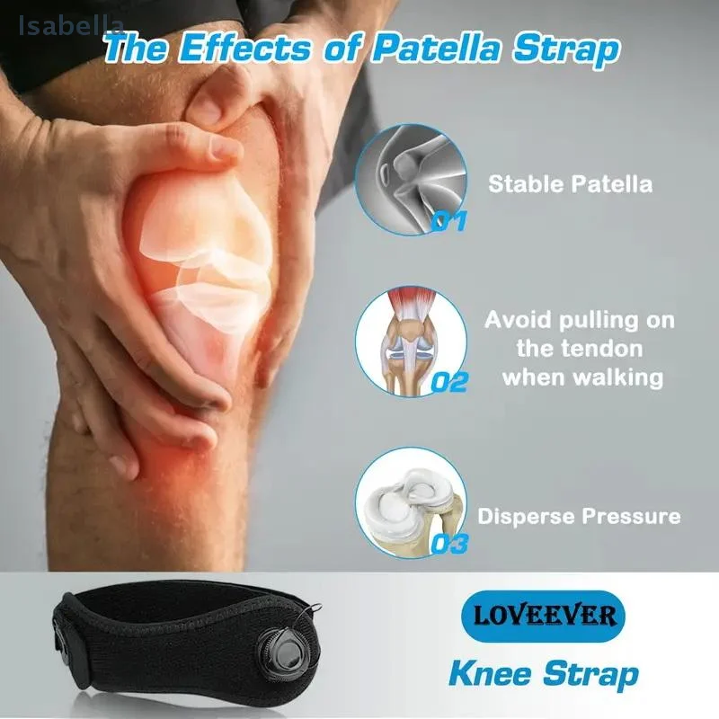 ♥♥♥Knee Support Sports Protective Gear With Compression Patellar Strap,Protects Meniscus During Running And Climbing