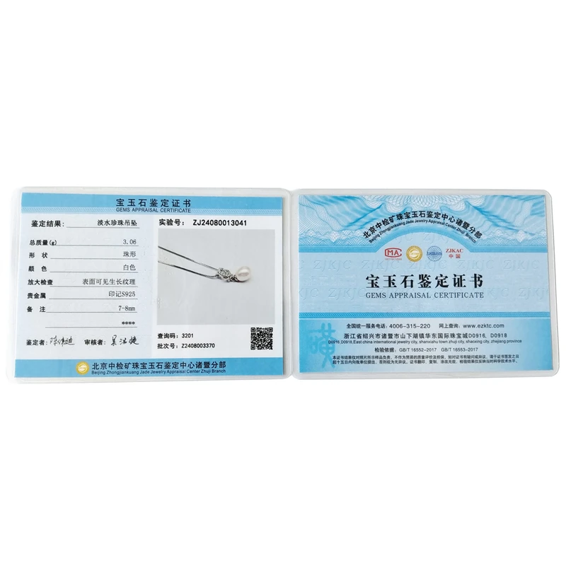 Hengsheng-パールペンダントイヤリング,女性用,スターリングシルバー925,上質でエレガントなジュエリー