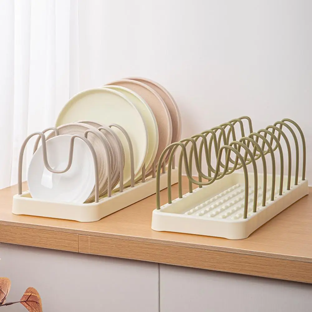 

Dish Rack for Various Sizes U-shaped Card Slot Dish Rack Kitchen Accessories Multifunctional Dish Rack Organizer Detachable