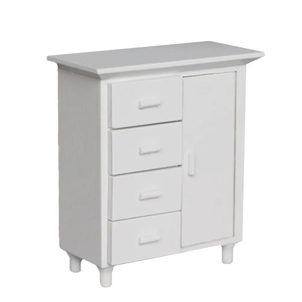 

Mini House Furniture Drawer Cabinet Wooden Craft Exquisite Decoration for Home Miniature Cabinet Adornment Mini House Decor