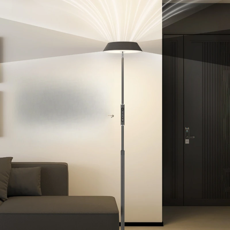 

Dual luminous super bright eye protection floor lamp living room dining room bedroom study fill light whole house lighting