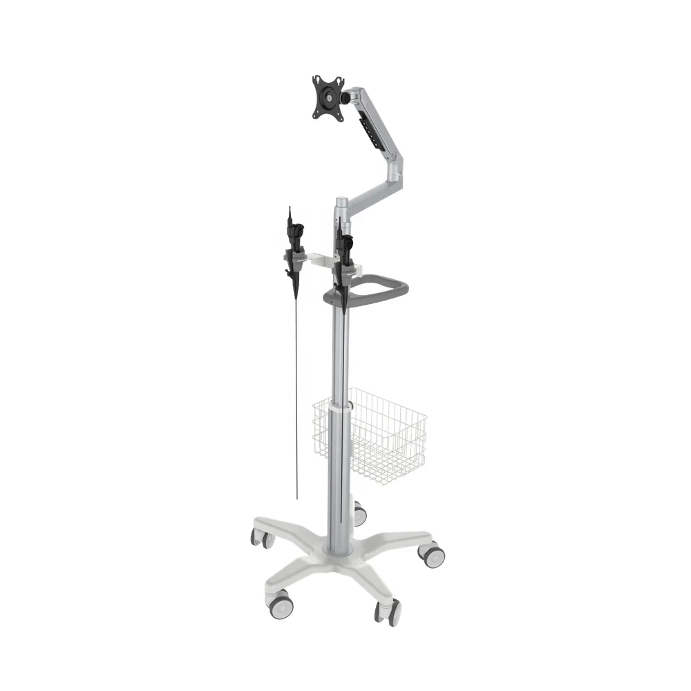 Medical Endoscopy Cart Trolley For FURS Processor