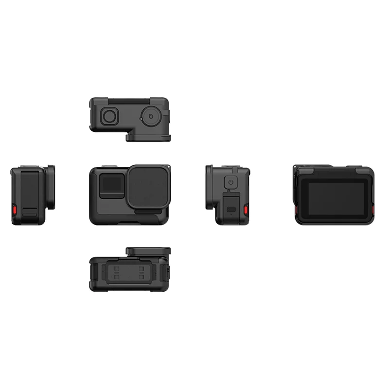 New!Silicone Camera Protective Case For Insta360 Protective Case Body Cover Lens Cap Camera Accessories