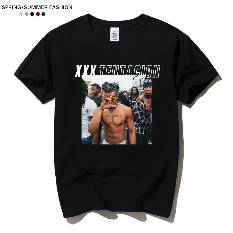 Travis Scott Hip-hop Portrait Short-sleeved T-shirt Rap Popular Bf European and American Style American Casual Men and Women