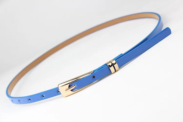 105 cm modischer PU-Taillengürtel in Bonbonfarben für Damen, dekorative Gürtel, Damen-Accessoires – Detail 3