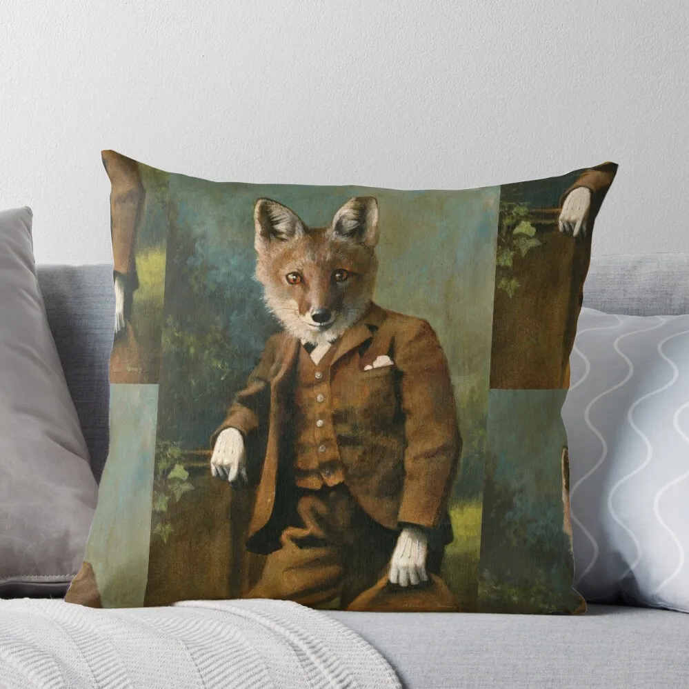 

Young Master Fox Throw Pillow christmas decorations for home 2024 Christmas Pillows