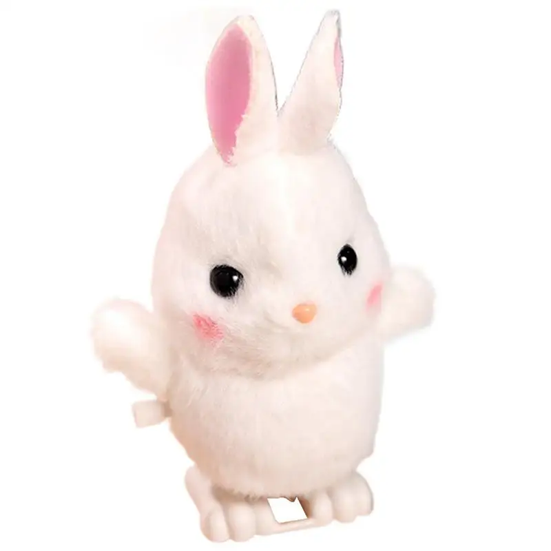 Wind Up Toys Stuffed Animals Animals Walking Windup Toy For Kids Plush Interactive Clockwork Toy Bunny Bear Walking Clockwork