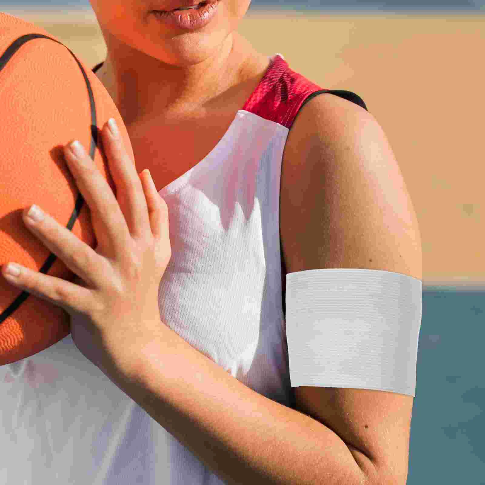 4-delige blanco armband kapiteinsbanden accessoires witte voetbal nylon armbanden heren dames