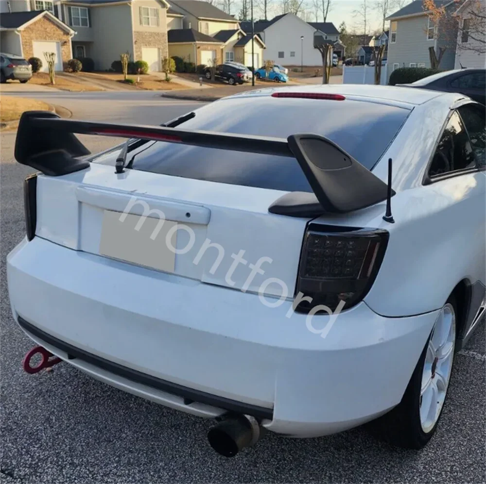 

For TOYOTA CELICA Rear TRUNK SPOILER 2000-2006 WITH LED LIGHTS High Quality ABS Plastic Car Spoiler Trunk Boot Wing Spoiler