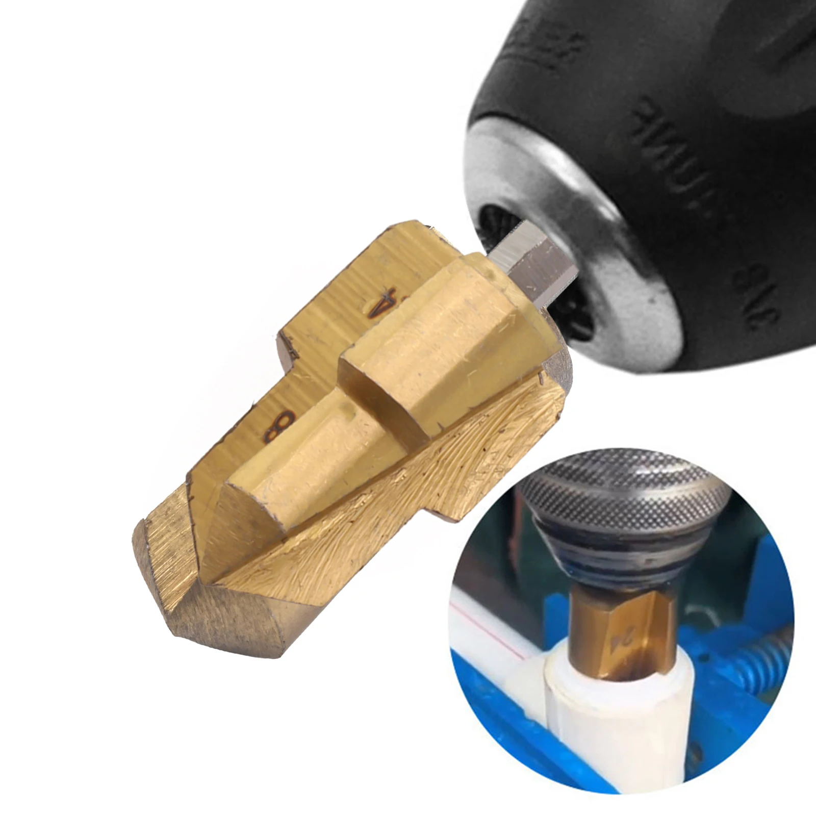 Perforadora de expansión, perforadora de fontanero, trabajo de plomería, nueva, fácil de desmontar, Compatible con taladro eléctrico, sujeción estable