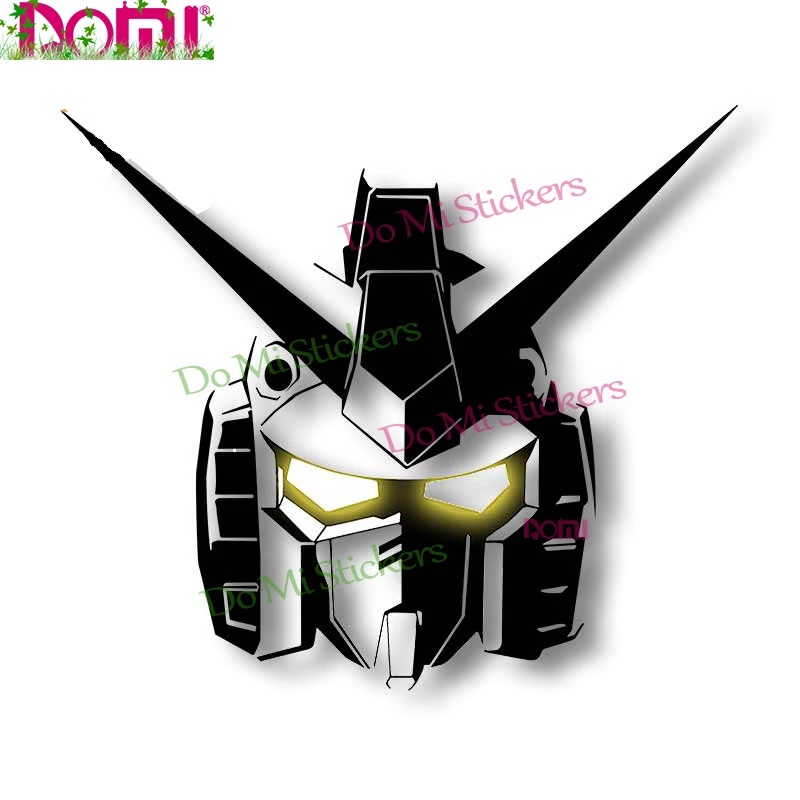 13*12.2cm GUNDAM Car Sticker Polyethylene Sunscreen Waterproof Car Door Protector Accessories Cartoon Car Styling Stickers JDM