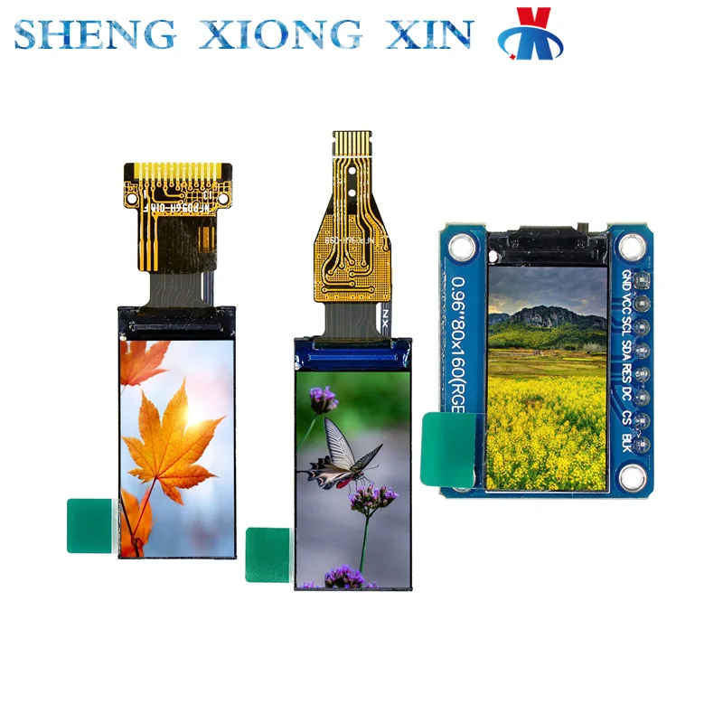 1pcs 0.96 Inch TFT LCD Screen LCD Color Screen 80*160 Resolution ST7735 Drives HD IPS Screen