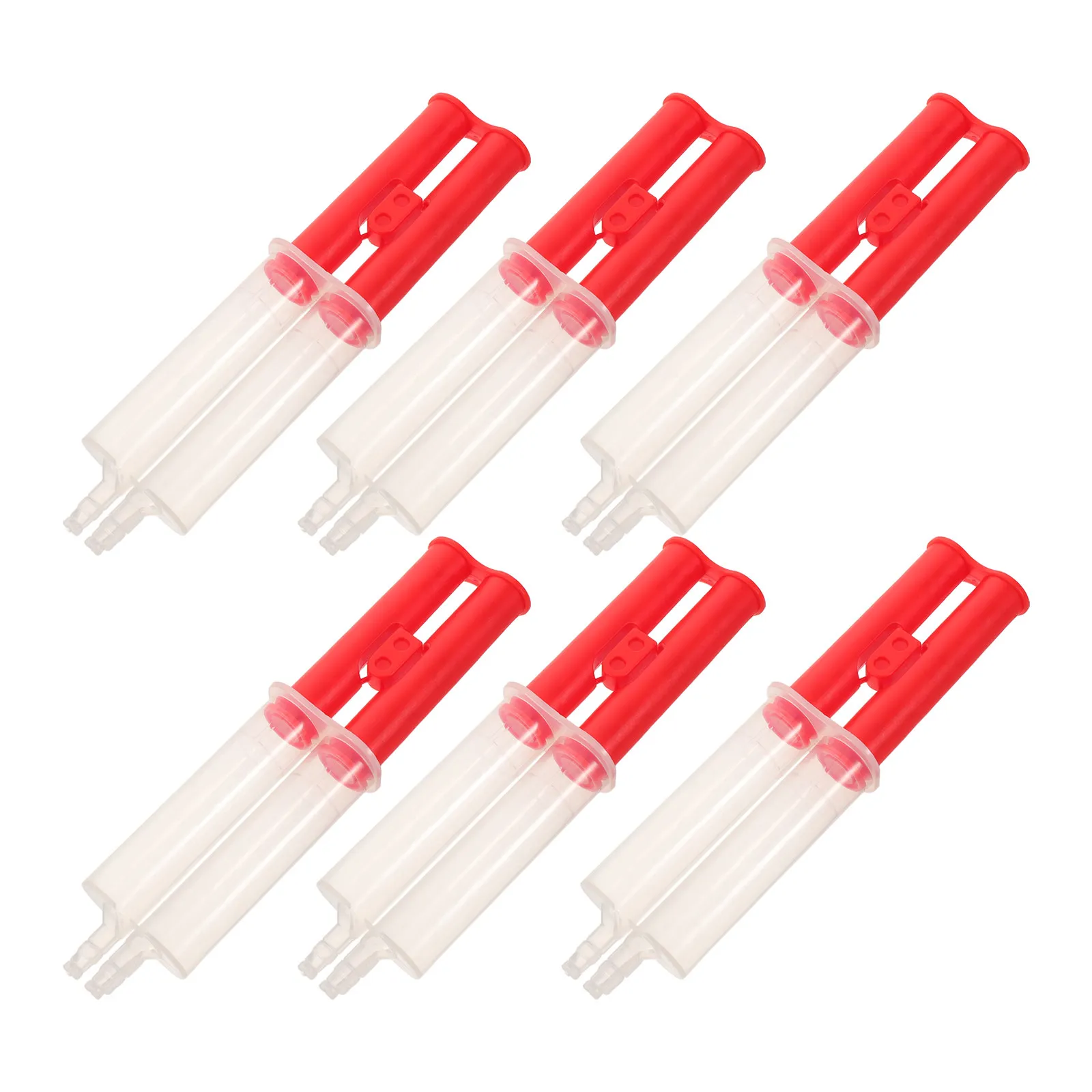 6Pcs Refillable Epoxy Mixing 15Ml Large Capacity Ab Glue Tube for Precise Automatic Dual Component Mixing Home Repair