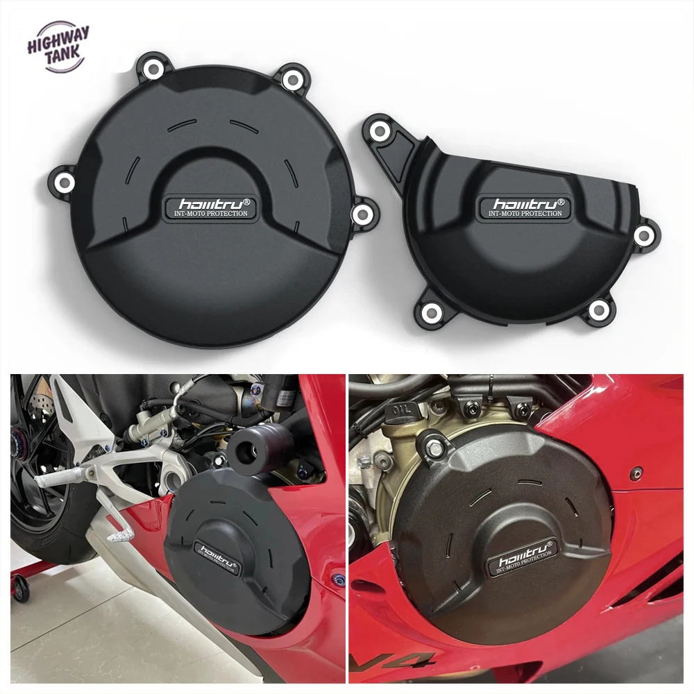 Motorcycles Engine Cover Protection Case for DUCATI V4 Panigale V4S 2018-2024