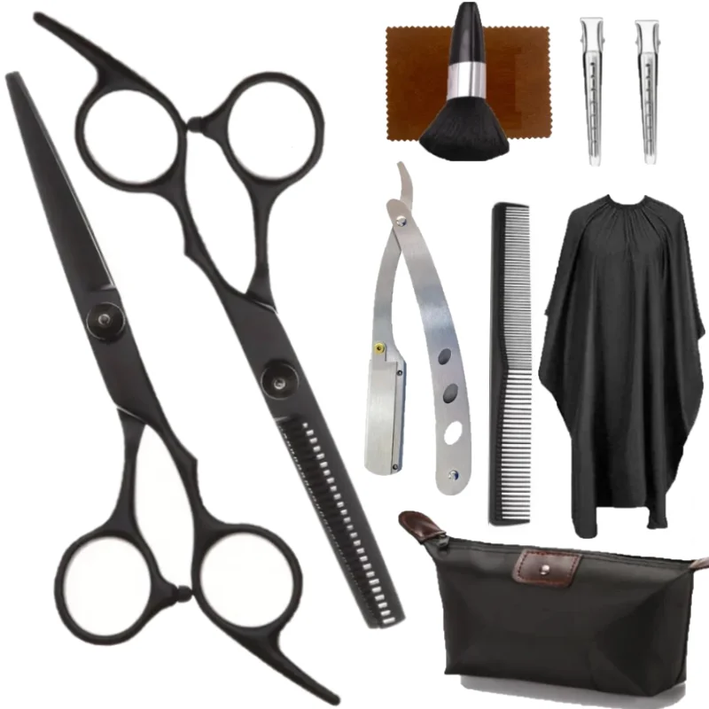 Professional Barber Scissors 6.0 inch  Hairdressing Scissors Hair Cutting Thinning Shears Set