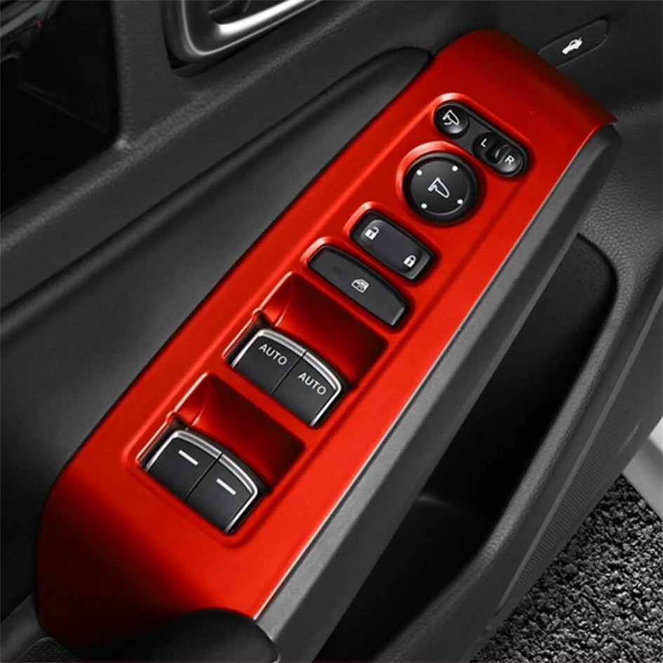 Inner Door Window Lift Control Switch Button Panel Decoration Frame Cover Trim For Honda Civic 11th 2022 - 2024 Car Accessories image 5