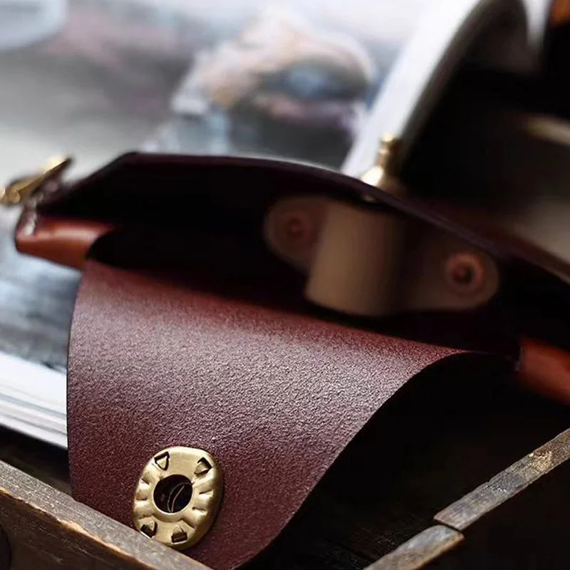 Vintage Sunglasses Case Eyewear Accessories Protect Boxes Storage Organizer Hasp Leather Glasses Bag Portable Eyeglass Cover