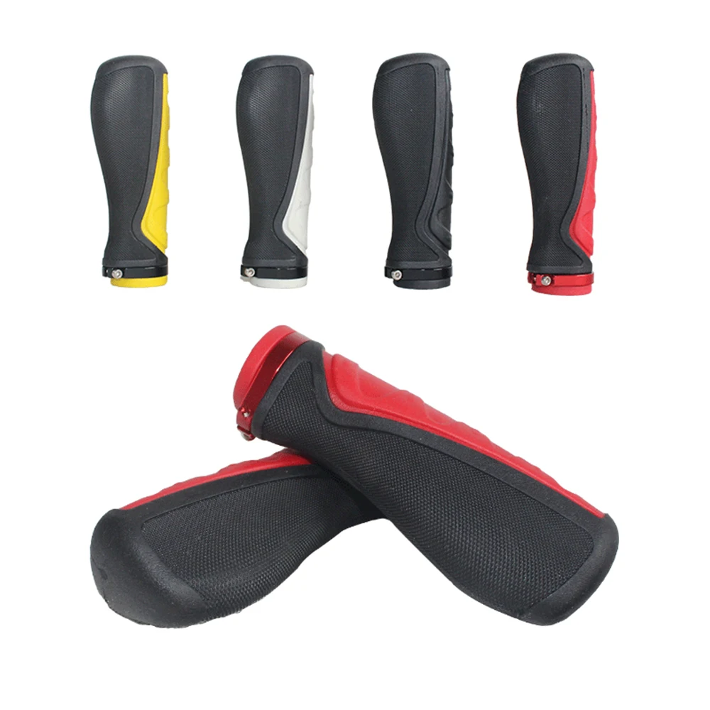 Bicycle Rubber Grip Road Bike Shock Absorption and Soft and Comfortable Accessories Mountain Bike Unilateral Lock Handle Grip