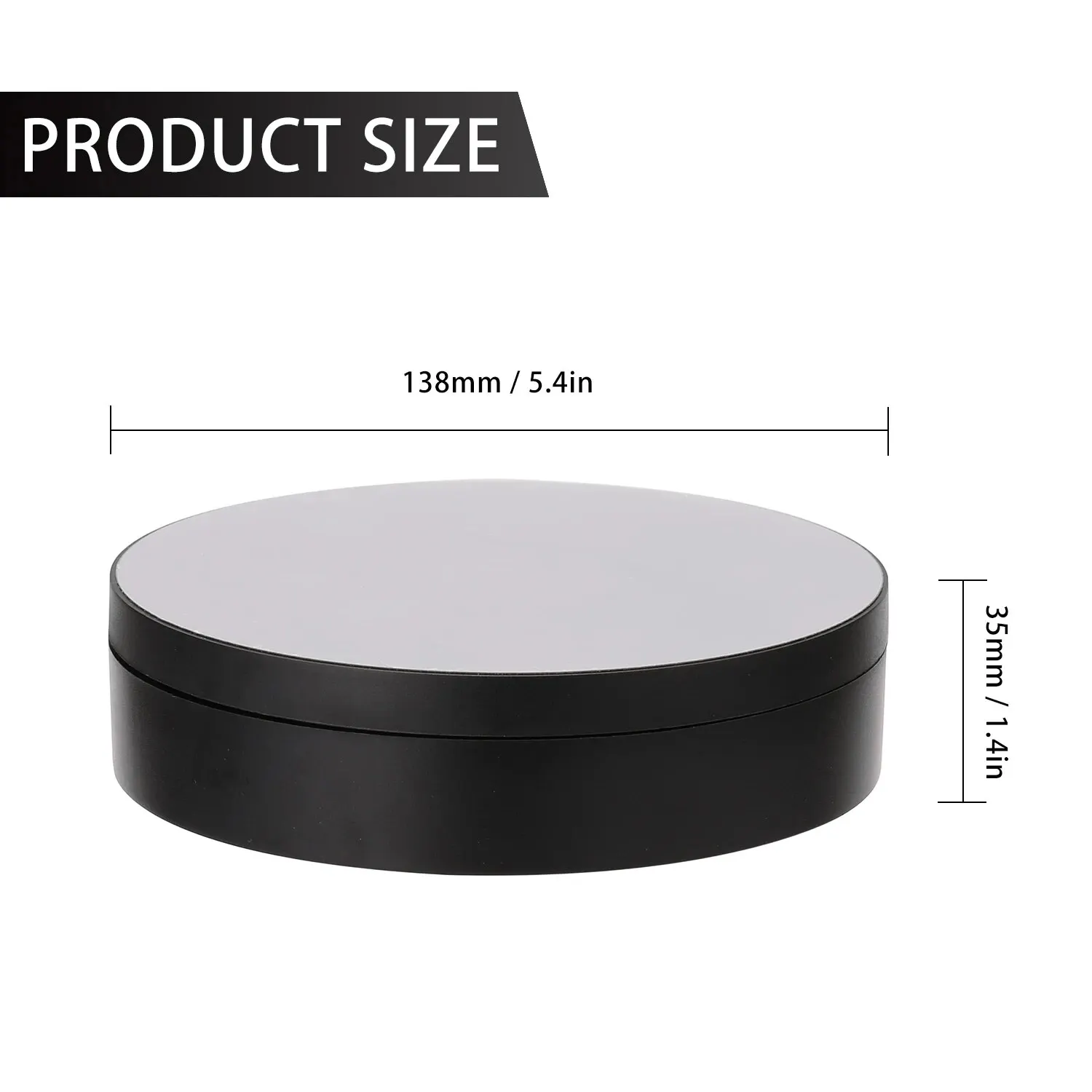 Intelligent Speed Rotating Display Stand 360 Degree USB Charging Motorized Carousel Rotating Base Stand For Photography