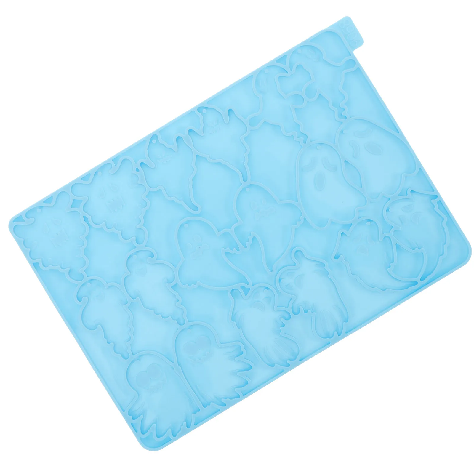 

Силиконовая форма для подвесок в виде призраков для серег, набор для изготовления украшений из смолы, праздничный декоративный аксессуар для рукоделия на Хэллоуин