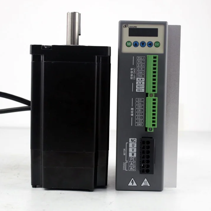 

Комплект шагового двигателя LICHUAN LCDA2263C + LCC110H3219 20 Нм 6,9 А AC150 В-250 В 3-фазный комплект шагового двигателя Nema 42 с замкнутым контуром, станок с ЧПУ