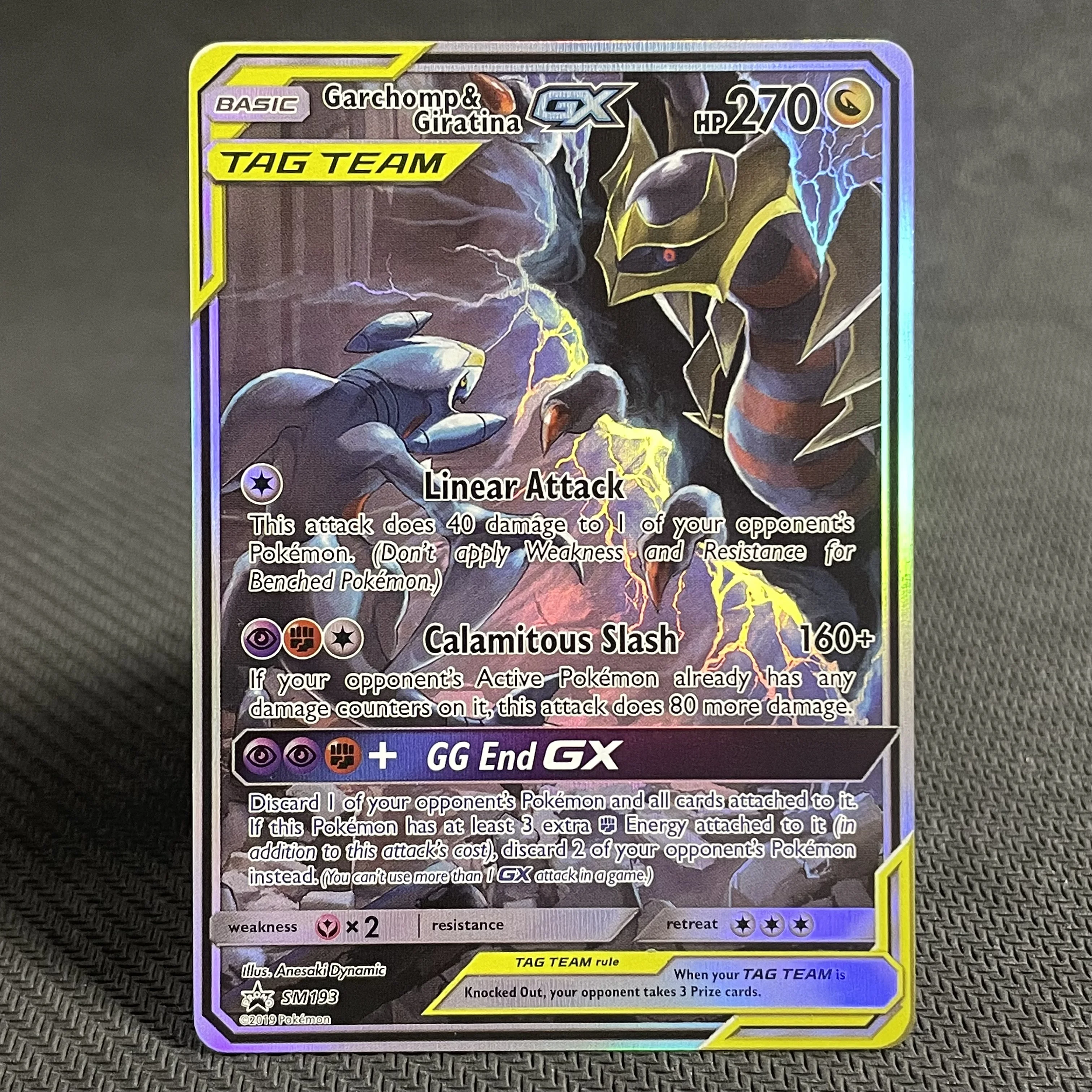 Selected Rare PKM Collectible Cards Sun & Moon Promos Armored Mewtwo Espeon and Deoxys-GX Giratina Proxy TCG Pkm Cards