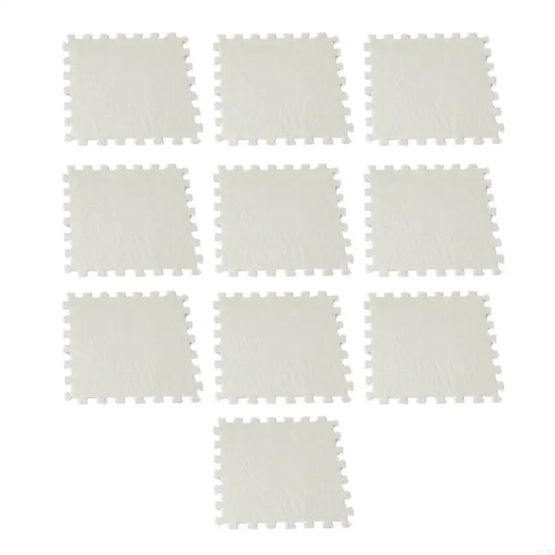CORB Set of 10pcs Bedroom Blanket for Children,Splicing Mat Stain Resistant Living Room Floor Mat Kids Room Carpets