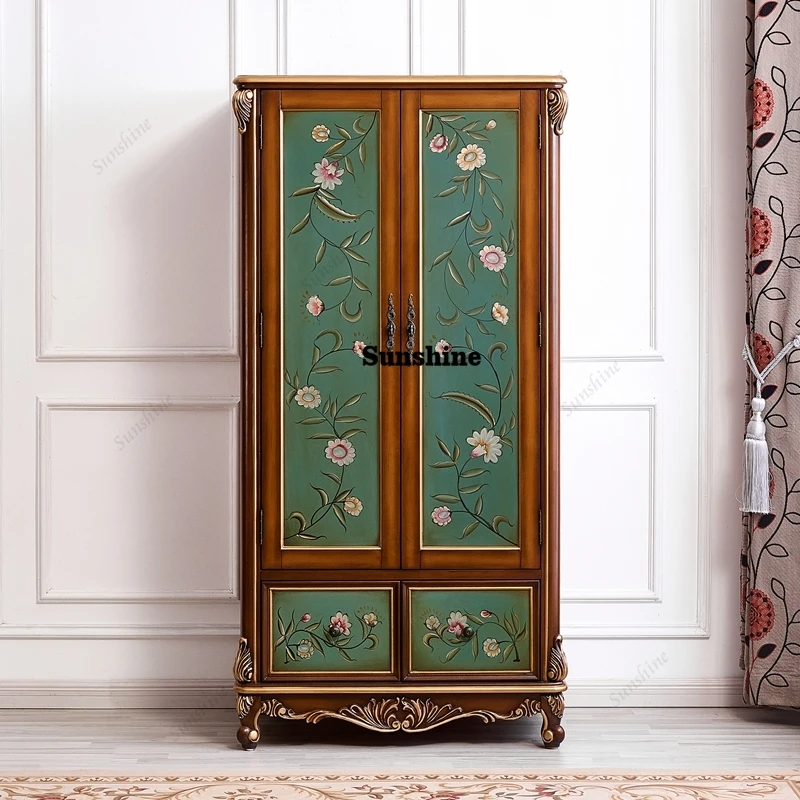 

Nordic Wood Adults Wardrobes Hanging Clothes House Storage Bedroom Closet Display Space Saving Armario Camping Furniture Home