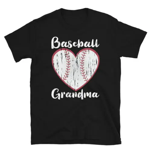 Baseball Grandma Funny Baseball Sports Lovers Field Pitch Unisex T-Shirt