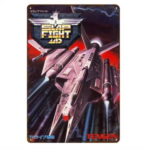 Slap Fight Retro Video Game Metal Poster Tin Sign 20*30cm